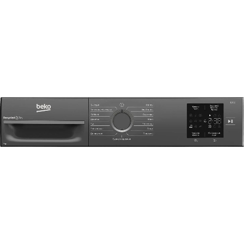 Сушильная машина Beko BM3T37220A черный, 7 кг, сушка - тепловой насос, программ - 15, 59.8 x 84.6 x 54.5 см
