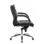 Кресло Бюрократ T-9927SL-LOW/BLACK черный, кожа