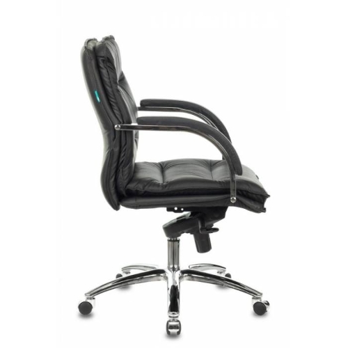 Кресло Бюрократ T-9927SL-LOW/BLACK черный, кожа
