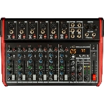 Микшерный пульт PROEL PLAYMIX10 10-ти канальный, 24 бит/48 кГц DSP, Bluetooth, медиа-плеер, 6x XLR+1/4" TRS микр./лин. входа, 2х 1/4" TRS (L/R) стерео лин. входа, 2x XLR Main вых., 2x 1/4" TRS вых. для мониторов, USB аудио интерфейс, 2x USB-A порта