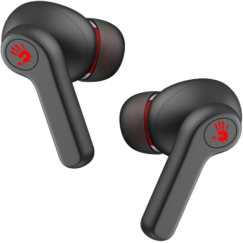 Наушники TWS A4Tech Bloody M30 черный/красный, внутриканальные, Bluetooth, до 22 ч