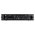 Микшер-усилитель Intrend ITMXAMP-350MTZ зональный, 5 зон. MP3, FM-тюнер, USB, Bluetooth, 3хMic/2хLine входы, 1хLine выход, 350 Вт, 4-16 Ом/100V, IR-пульт в комплекте