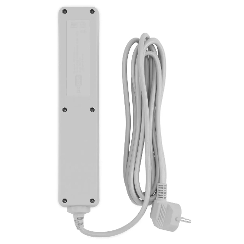 Сетевой фильтр PC Pet AP01006-3-GR 3 м, 5 розеток, серый