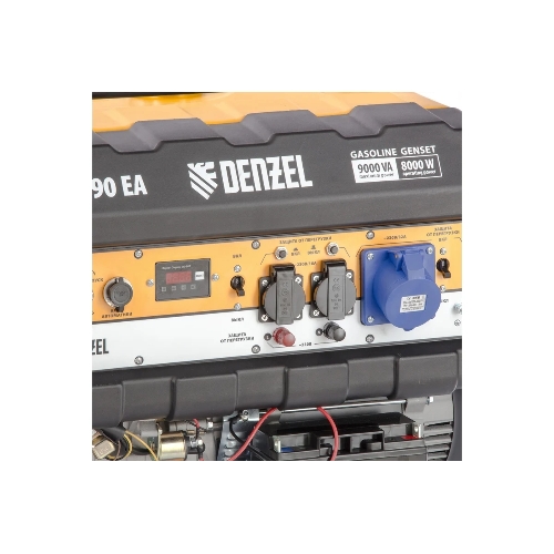 Электрогенератор бензиновый Denzel PS 90 EA, 9 кВт, 85 дБ, 92 кг