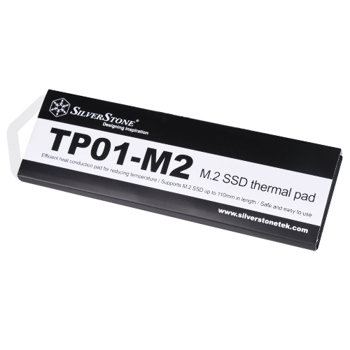 Термопрокладка Silverstone G560TP01M200010 Efficient heat conduction pad for reducing temperature,Supports M.2 SSD up to 110мм in length,Safe and easy to use