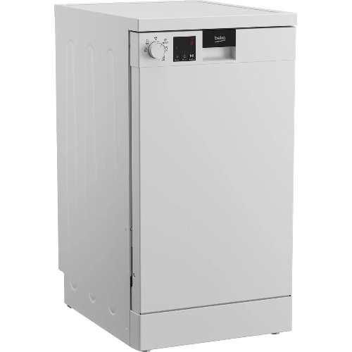 Посудомоечная машина Beko DVS050R01W, белый, 44.8 см, 10 компл., сушка конденсационная, 49 дБ, класс A