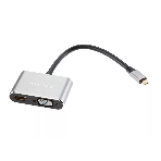 USB-концентратор Telecom TUC055, USB Type-C, HDMI/USB/PD/VGA, USB