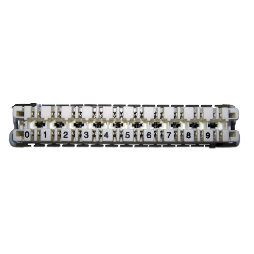 Плинт Lanmaster TWT-LSA10P-DIS-5E 10 пар LSA-PROFIL размык. ABS пластик