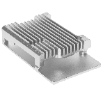 Корпус Qumo Aluminum case without fan, Raspberry Pi 3, silver(RS024)