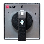 Переключатель кулачковый EKF ПК-1-24 (pk-1-24-10) 4П 10А "1-0-2"