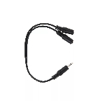 Кабель-адаптер 3.5ST(M)/2*3.5 ST(F), 0.2метра VCOM CV203
