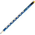 Карандаш чернографитный Deli EC016-HB U-Touch HB шестигранный синий (12шт) ластик
