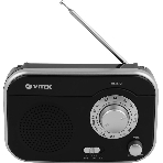 Радиоприемник Vitek VT-3593 (BK) Выходная мощность 1 вт. Динамики 1.Тип батареек UM-2/C