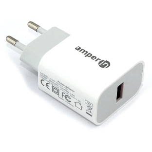 Блок питания (сетевой адаптер) Amperin Quick Charge Type-C 5V/3A,9V/2.22A,12V/1.66A (YDS-TC020-001)