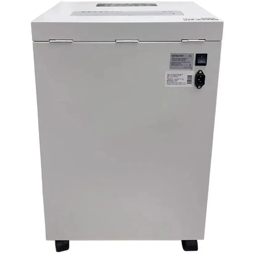 Шредер Office Kit S535 3,8x40 белый (секр.P-4) фрагменты 35лист. 50лтр. скобы пл.карты CD