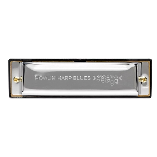 Губная гармоника STAGG BJH-B20 BB блюзовая, 10 диатонических отверстий, 20 тонов, медные пластины 0.9 мм, строй "си бемоль мажор"