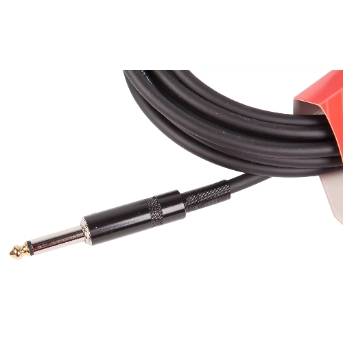Кабель гитарный FORCE FGC-05/4.51/4" TS Jack - 1/4" TS Jack, высококачественный, малошумящий с проводниками из безкислородной меди OFC, диаметр 6 мм, металлические разъемы, длина 4,5 м