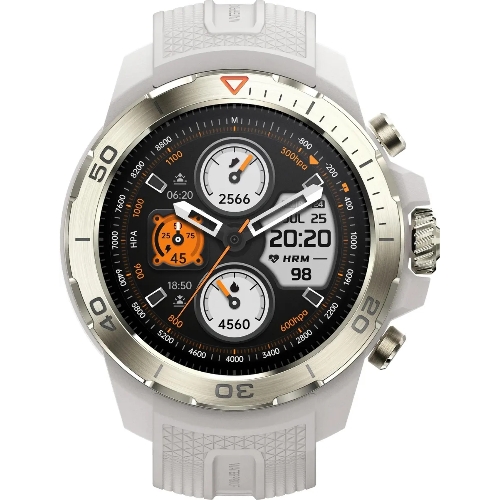 Умные часы Mibro GS Explorer, 1.32" AMOLED, Bluetooth, 5ATM, пустынный белый