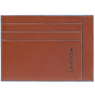Картхолдер Piquadro Blue Square PP2762B2R/M каштановый, натуральная кожа