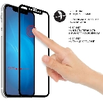 Защитное стекло для экрана DF vColor-22 черный для Vivo V23 2.5D 1шт. (DF VCOLOR-22 (BLACK))