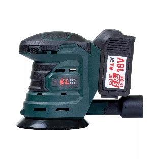Эксцентриковая шлифовальная машина аккумуляторная KLPRO KLEZ18-50 (18В, Li-ion-2шт, 5.0Ач, ЗУ 4,5А)