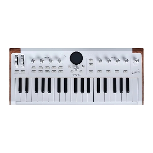 Сценическая клавиатура 230721 Arturia AstroLab 37 White Astrolab White 37 клавиш, полувзвешенная механика, 10 звуковых движков, вокодер, 10 кнопок пресетов, 4 макрорегулятора, MIDI-вход, USB-C и USB-A; аудио Bluetooth; WiFi, цвет белый