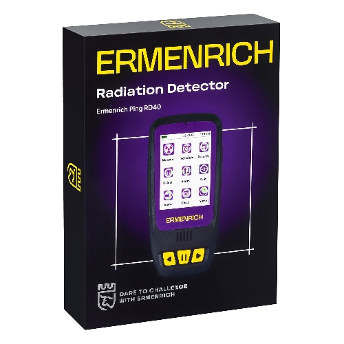 Дозиметр Ermenrich Ping RD40 фиолетовый/черный (84640)