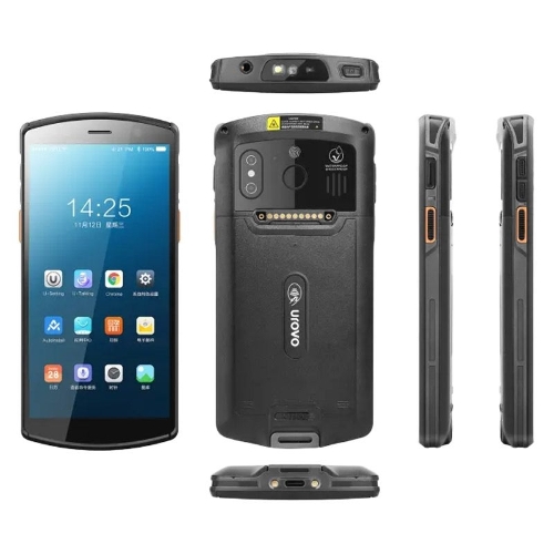 Терминал сбора данных Urovo DT50 (DT50-SH7S11E4F31) 2D Image Honeywell HS7, 4/64 ГБ, Android 11, USB, Bluetooth, WiFi, NFC, USB Type-C, MicroSD, Аудио выход, Вход микрофона, SIM, 2G, 3G, 4G, 5.7 ", 720x1440 pix, сенсорный