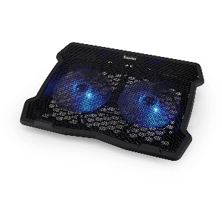 Подставка для ноутбука Buro 15"335x265x22мм 74.35дБ 1xUSB 2x 140ммFAN 480г металлическая сетка/пластик черный