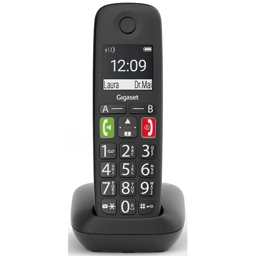 Радиотелефон Dect Gigaset E290 SYS черный АОН