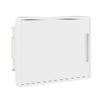 Щиток встраиваемый FRAME DKC F08B1WW 8мод. с бел. дверцей с 2 шинами PEN на 6 и 8 отверст. белый