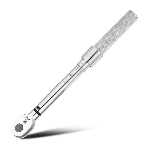 Динамометрический ключ предельный Deli DL1700255-25Нм, 3/8";, головка Cr-Mo, 72 зуба, точность +/- 3%, противоскользящая рукоятка, кейс