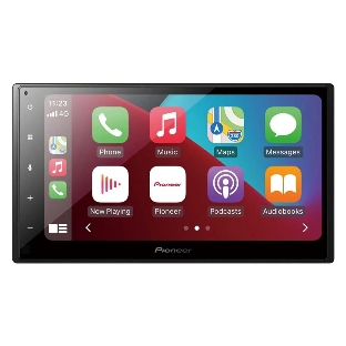 Автомагнитола Pioneer DMH-A4450BT, 2 DIN, 6.8", Bluetooth, USB Type-A, AUX, CarPlay, пульт ДУ