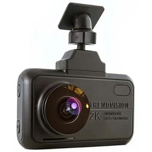 Видеорегистратор TrendVision Hybrid Signature EVO Wi 2CH, 2560x1440, 3", с камерой заднего вида, GPS/ГЛОНАСС, Wi-Fi, G-сенсор, датчик движения, GPS-информатор