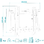 Кронштейн для телевизора Arm Media STEEL-6 черный, 15"-47" макс. 35 кг, настенный, наклон