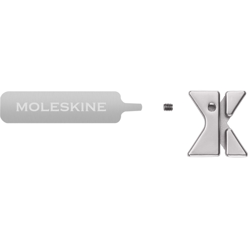 Шильд-символ Moleskine Zodiac Овен, металл, серебристый, коробка с европодвесом, PINARIESSILV