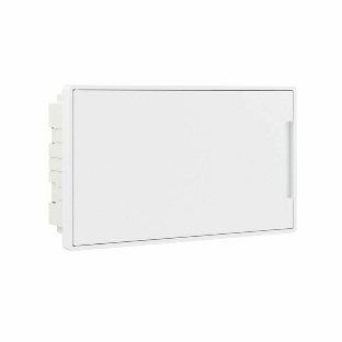 Щиток встраиваемый FRAME DKC F18B1WW 18мод. с бел. дверцей с 2 шинами PEN на 8 и 10 отверст. белый