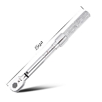 Динамометрический ключ предельный Deli DL1700255-25Нм, 3/8";, головка Cr-Mo, 72 зуба, точность +/- 3%, противоскользящая рукоятка, кейс