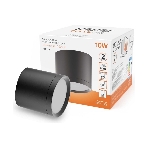 Светильник Gauss LED накладной с рассеивателем 10W 3000K 88х75мм 1/30 черный