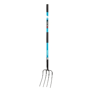 Вилы Palisad LUXE 4-х рогие,сенные, кованые, 210х310х1510 мм, фибергласовый черенок, ПВХ накладка