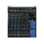 Пульт Yamaha [MG16XU] 16-канальный микшерный пульт: макс. 10 микрофонных/16 линейных входов (8 моно + 4 стерео)/4 групповые шины + 1 стереошина/4 шины AUX, Микрофонные предусилители D-PRE, Фантомное питание +48 В, эффекты: SPX с 24 программами, И