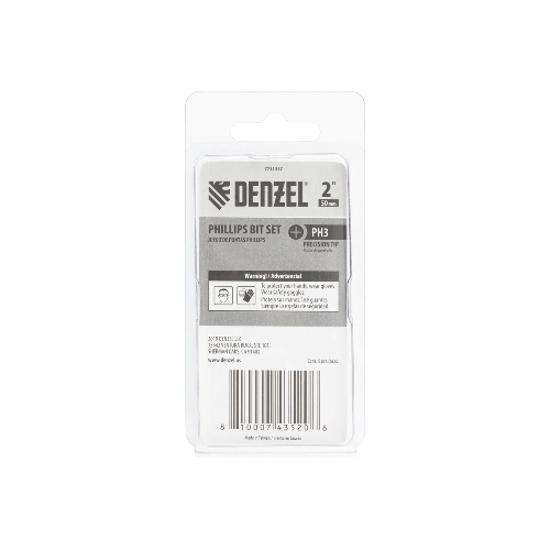 Набор бит Denzel PH3x2", 5 шт.