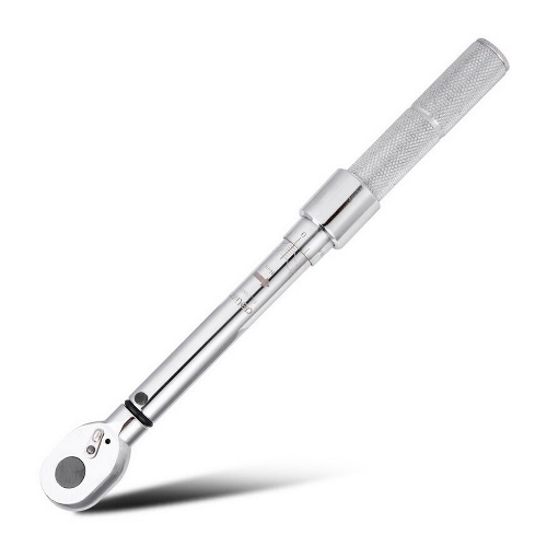 Динамометрический ключ предельный Deli DL17005010-50Нм, 3/8";, головка Cr-Mo, 72 зуба, точность +/- 3%, противоскользящая рукоятка, кейс