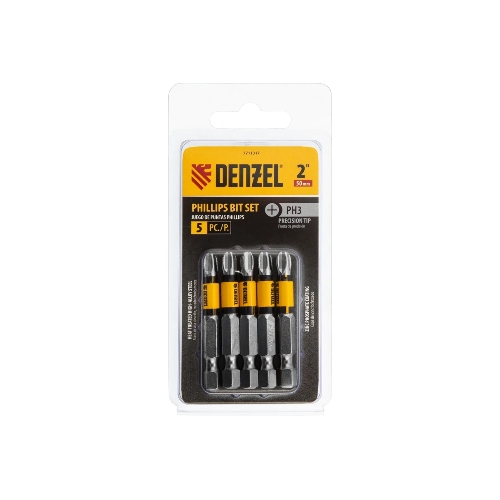 Набор бит Denzel PH3x2", 5 шт.