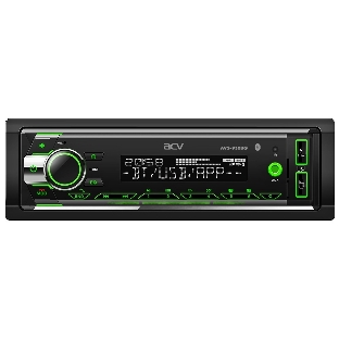 Автомагнитола ACV AVS-930BG, 1 DIN, Bluetooth, USB Type-A, AUX, пульт ДУ