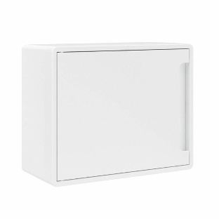 Щиток настенный FRAME DKC F08W1WW 8мод. с бел. дверцей с 2 шинами PEN на 6 и 8 отверст. белый