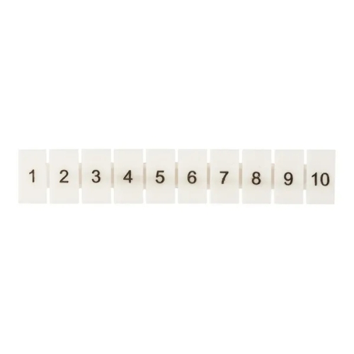 Маркеры EKF zb-st-2.5-1-10 для UT/ST/Push-in 2.5 с нумерацией 1-10 (уп. 100 шт)