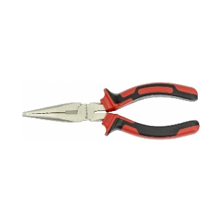 Длинногубцы Matrix NICKEL 17164 160 мм, прямые никелированные, двухкомпонентные рукоятки