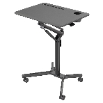 Стол для ноутбука Cactus VM-FDS101B столешница МДФ черный 70x52x105 см (CS-FDS101BBK)