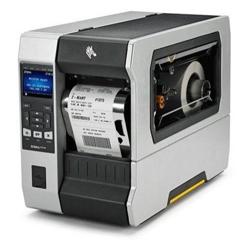 Принтер этикеток термотрансферный Zebra ZT610 (ZT61042-T2E0200Z) 4", 203 dpi, 356 мм/сек, USB, RS-232 (COM порт, Serial), USB Host, Bluetooth, WiFi, серый